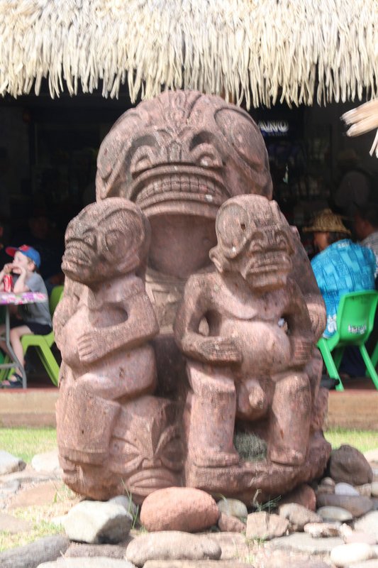 The alienesque statues of Nuku Hiva