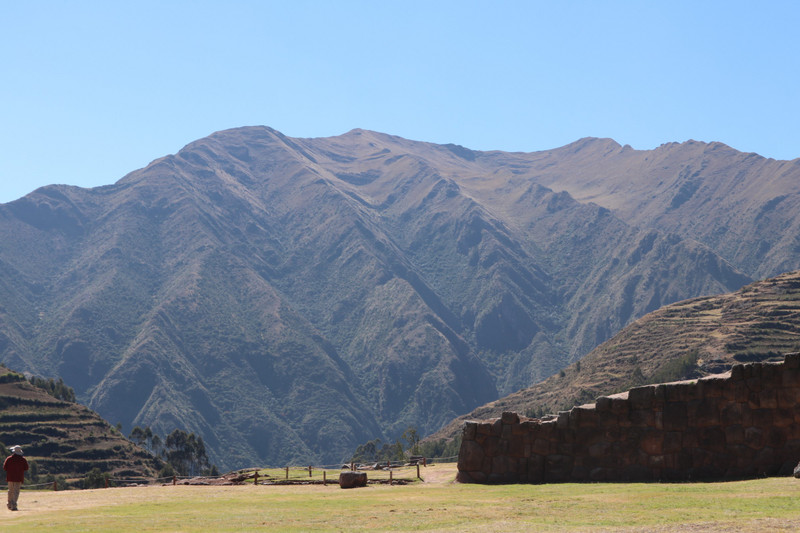 Th barren Andes beyond the Inca foundations of Chincero
