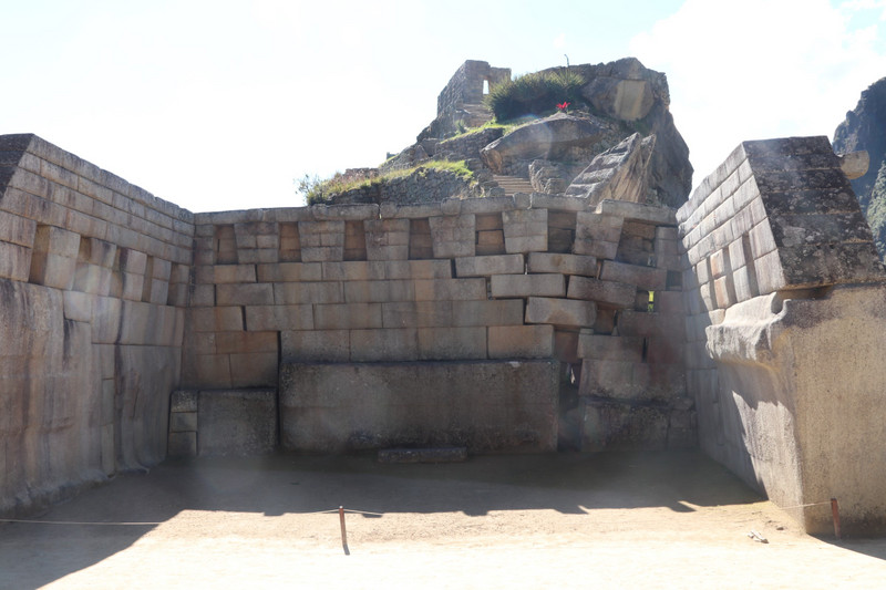 The trapazoid guard house in Machu Picchu