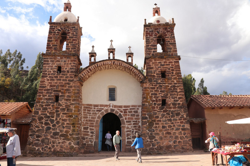 Colonnial style church at Raqchi