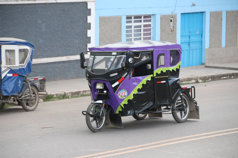 Tuk tuks - a common form of travel high in the Andes