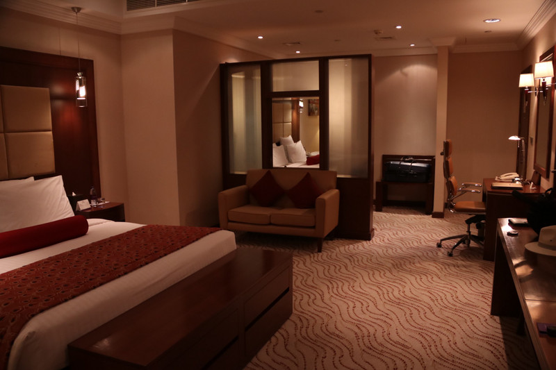 A standard room at the Park Regis Hotel - Dubai
