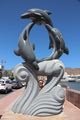 Dolphin sculpture - Muttrah Corniche