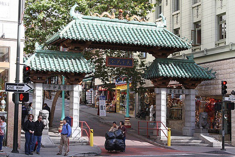 The China town gate
