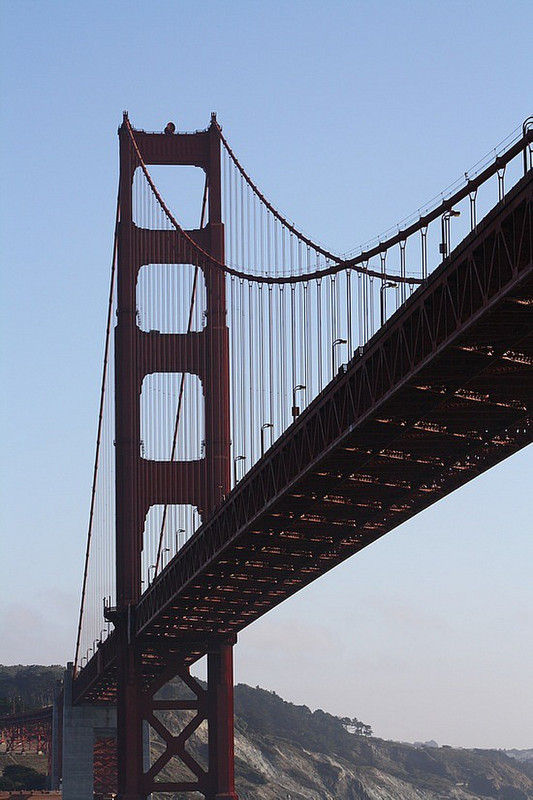 The Golden Gate Bridge...