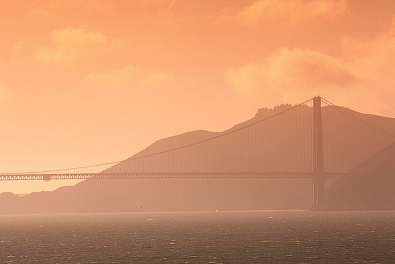 The Golden Gate approaaches