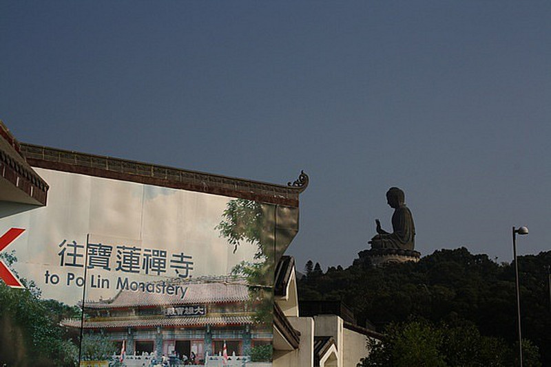 Big Buddha looking over the monestary