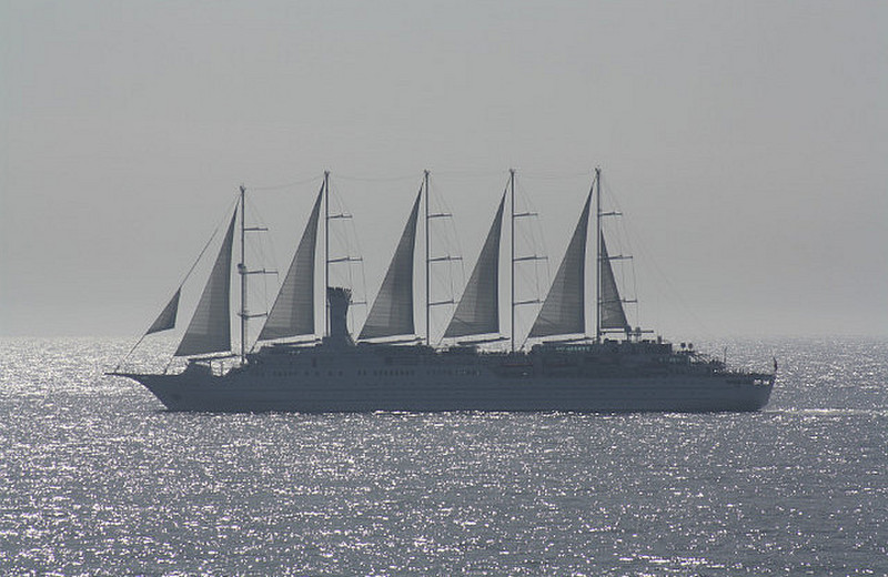 The unusual Cruise Ship &#39;Wind Surf&#39;
