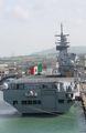 The Italian navy in Civitavecchia