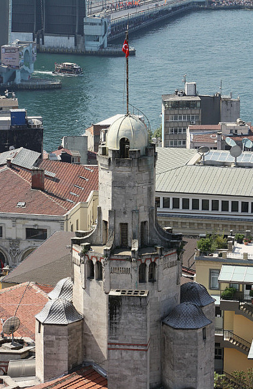 Looking down from the Galata Tower