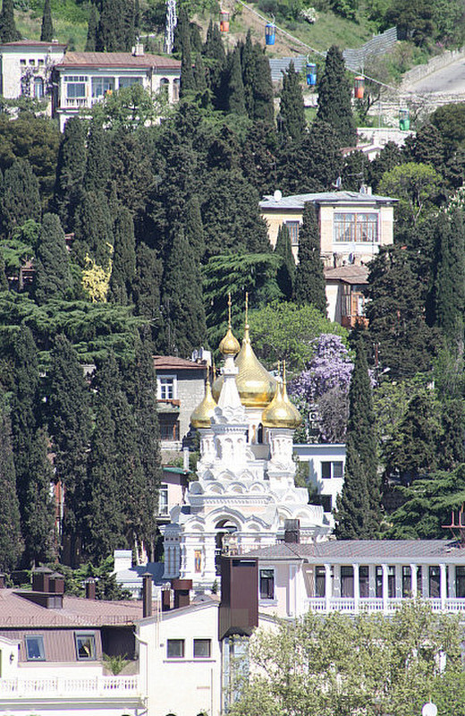 The church of Alexandr Nevskiy, Yalta