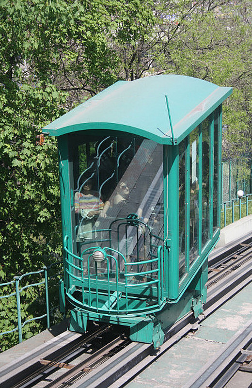 The funicular at the Potemkin steps