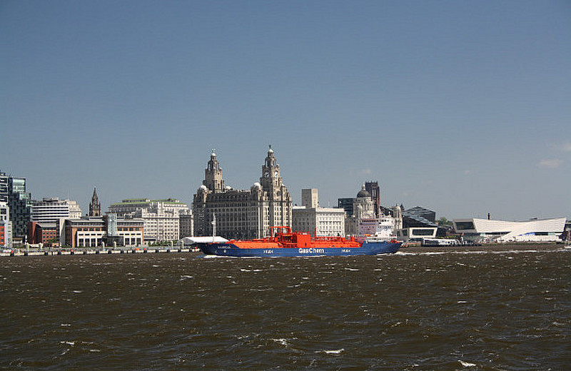 Approaching the port of Liverpool