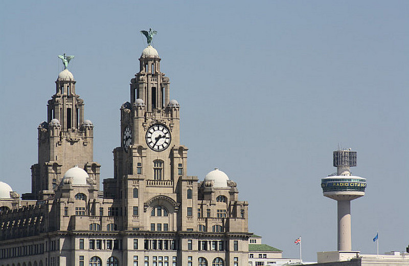 The Liver building with Beacon Tower