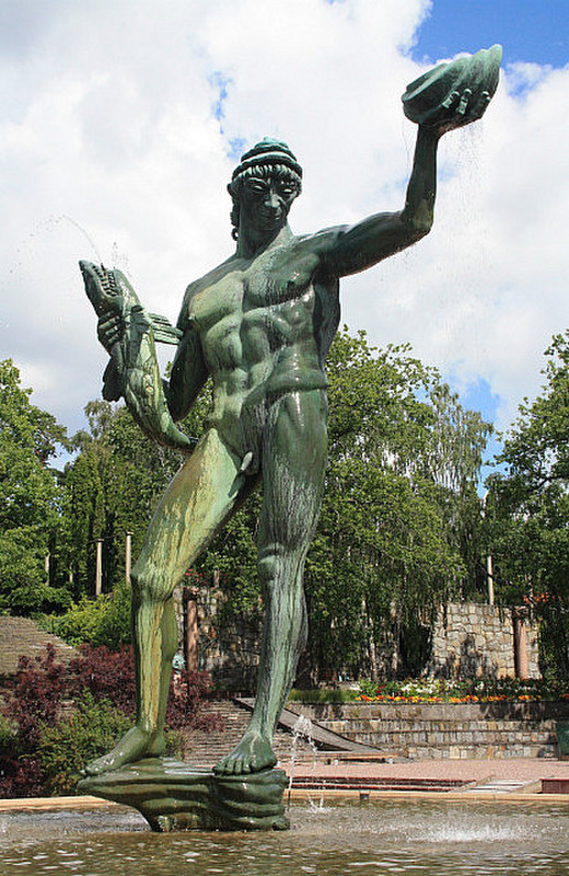 The great fountain, Millesg&aring;rden