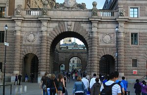 The west gate to Gamla Stan