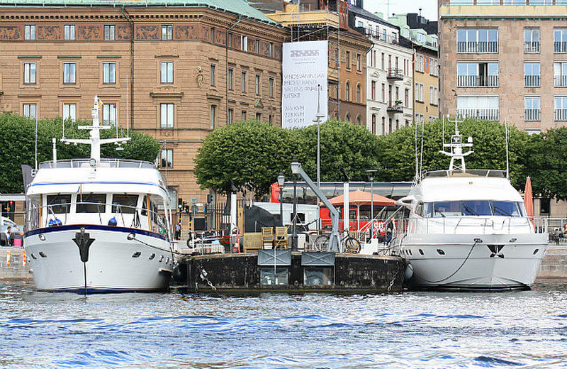 Yatcht&#39;s moored in Stockholm