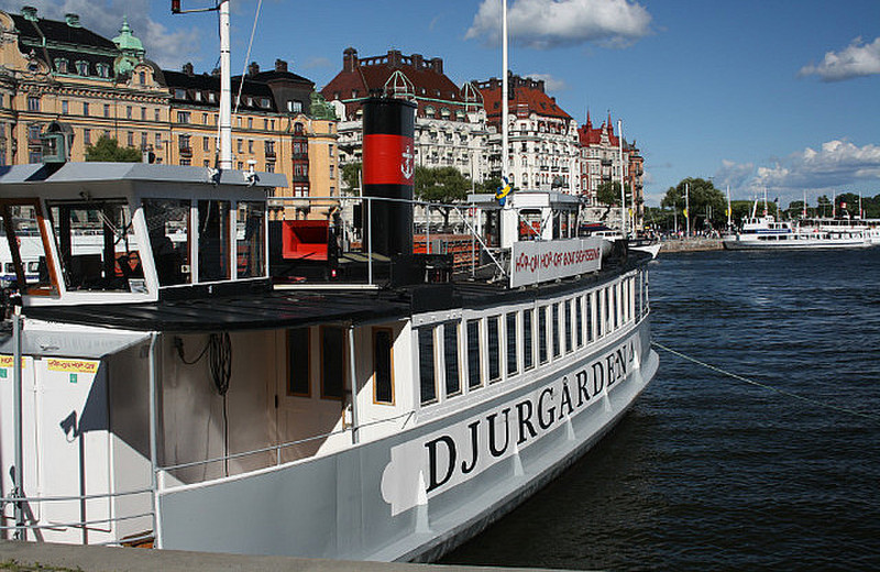 The Djurg&aring;rden ferry from Strandv&auml;gen, Stockholm