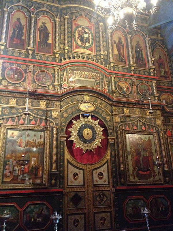One of the many chapels in  St. Basil&#39;s