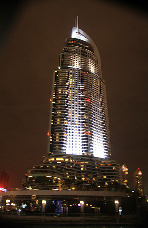 Downtown Dubai at nightfall