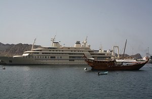 The Sultans yacht