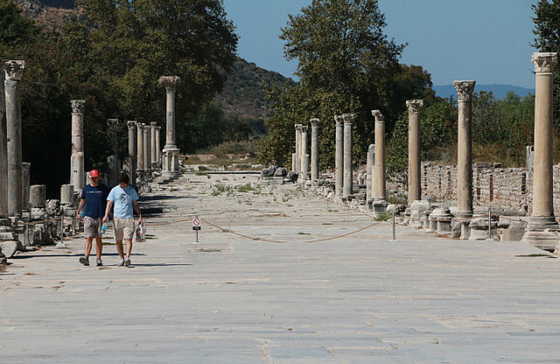 A column lines avenue in Ephesus