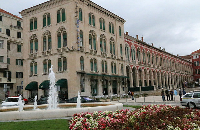 _One of the many square in Split