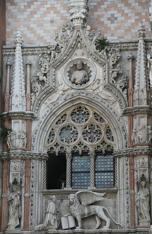 The awnings of the Basilica San Marco