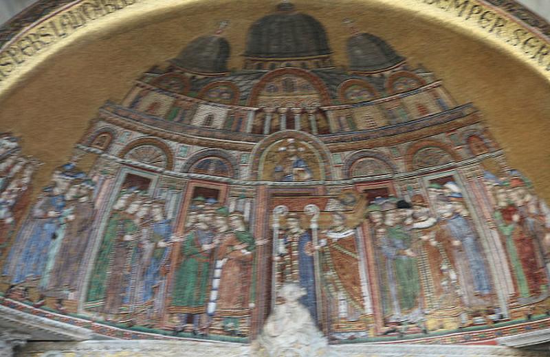 St Mark&#39;s Basilica fresco