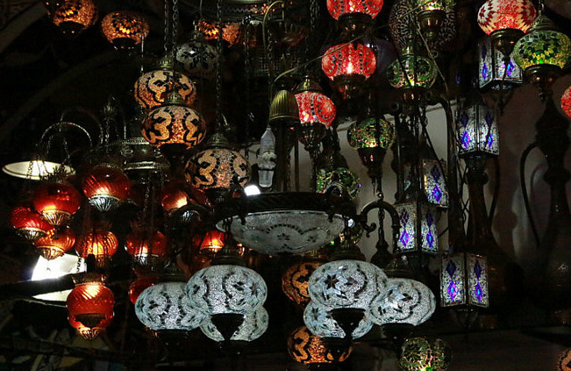 A lamp store in the Grand Bazaar, Istanbul