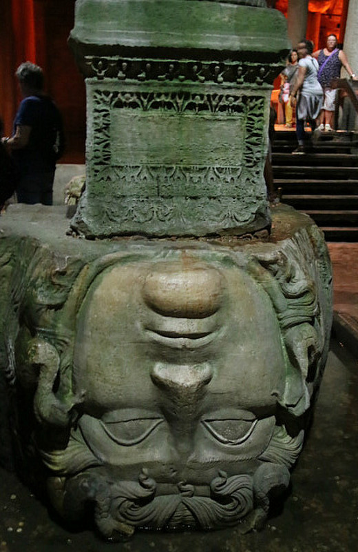 The Medusa column, Cistern Basilica