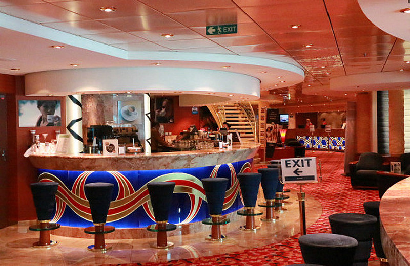 One of the many bars aboard the MSC Orchestra
