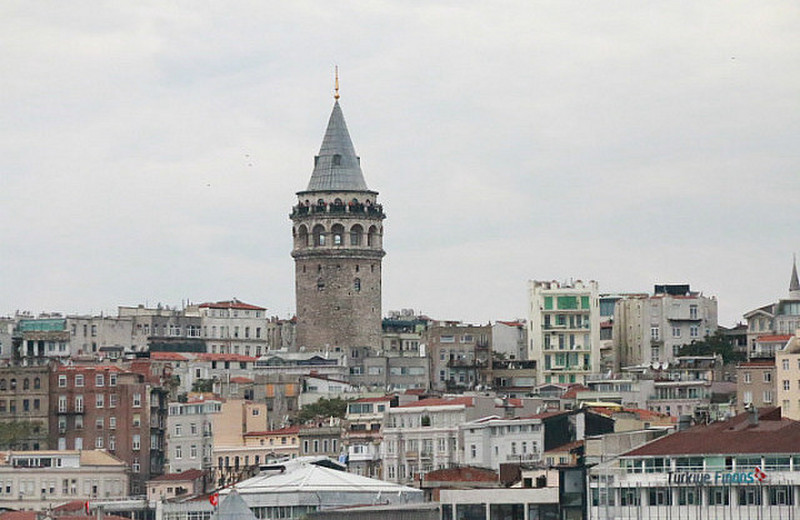 The galata Tower from our balcony