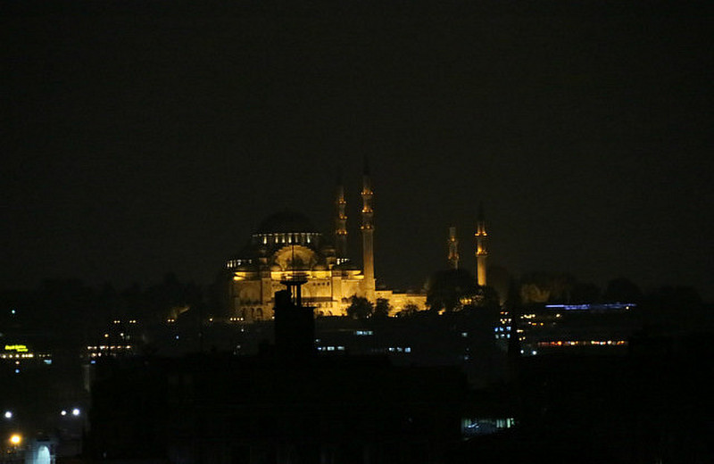 Sultenhamet Mosque by night