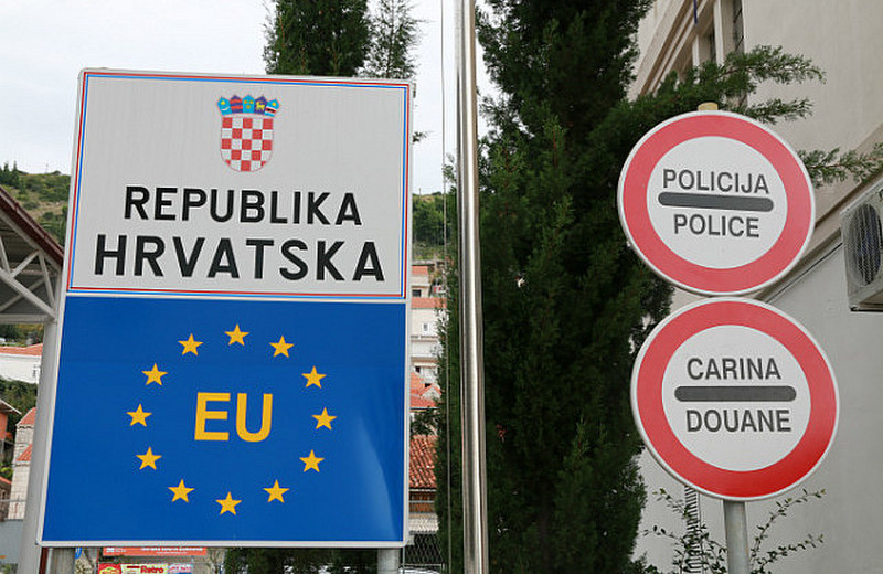 The Croatian border!