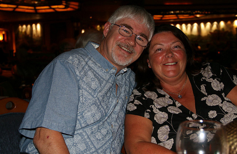Chris and Roisin at ye Olde English Pub