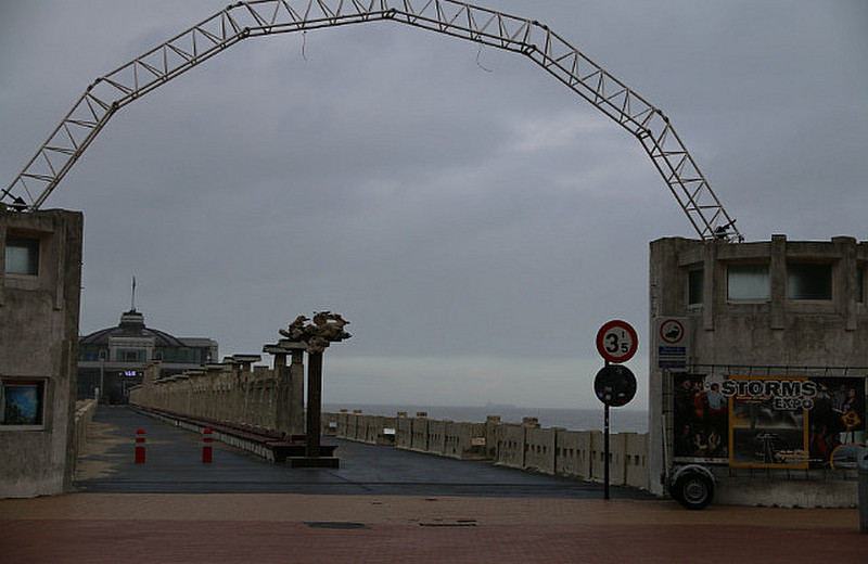 The entrance to Blankenberge pier