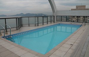 The roof top swimming pool