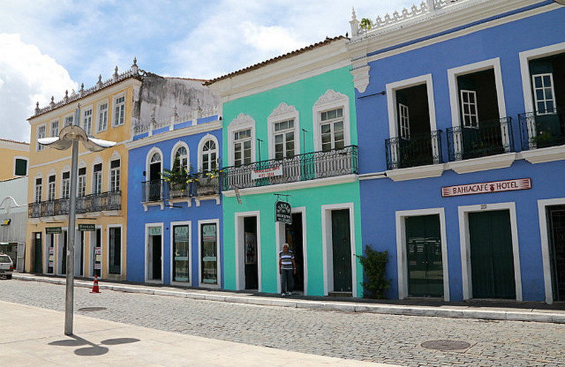 The colourful facades of Salvador