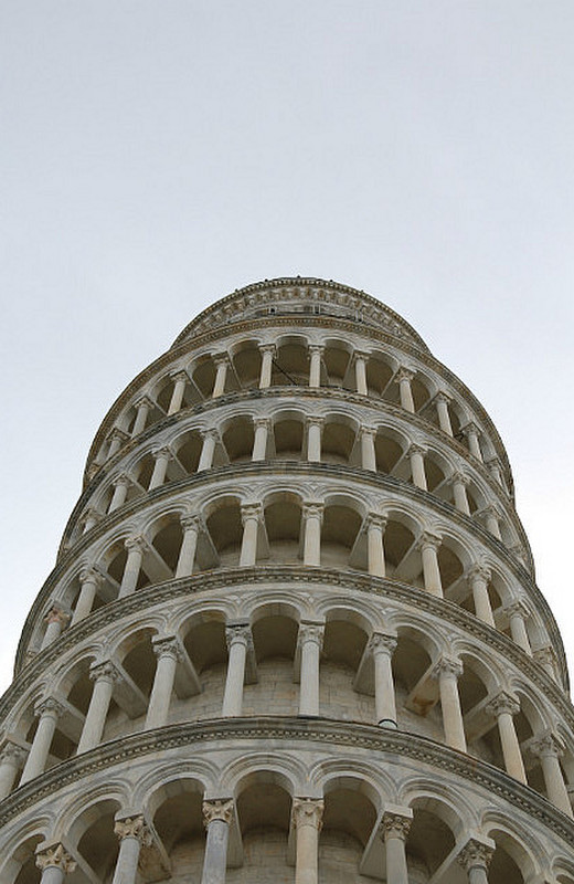 The Tower of Pisa, close up..and up!!