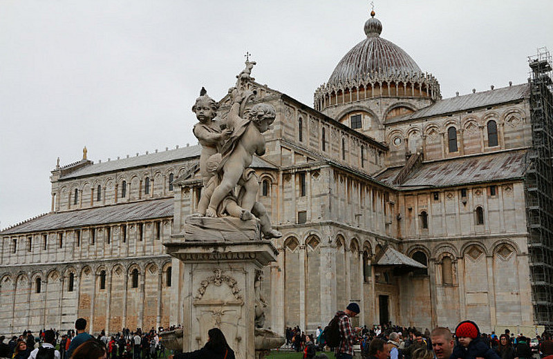 The South face of Pisa Cathedral