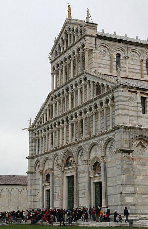 The west face of Pisa cathedral