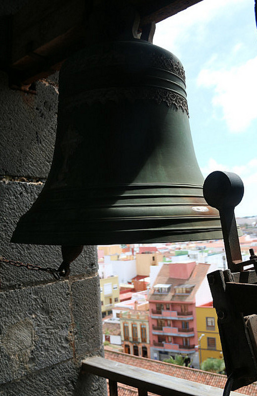 Top of the bell tower in La Laguna