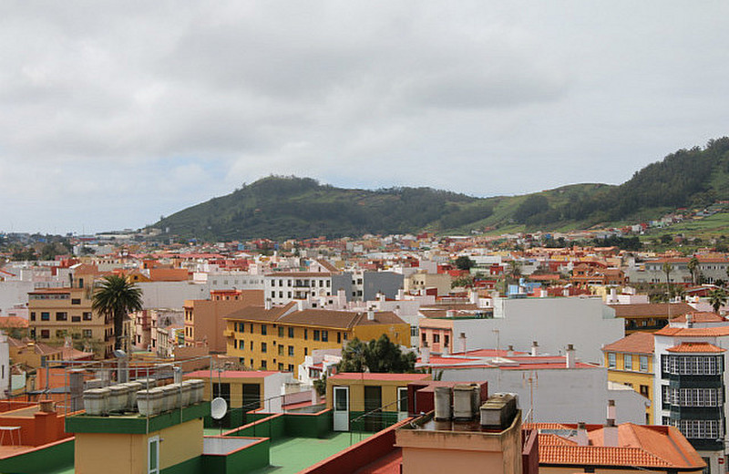 Looking out across Santa Cruz, Tenerife