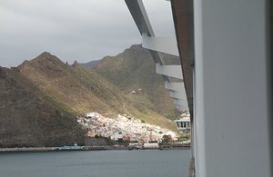The approach to Santa Cruz, Tenerife