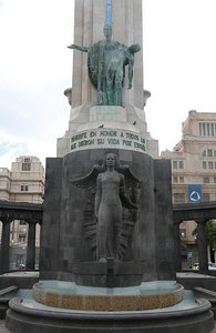 The memorial to the Nationalist soldiers