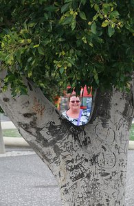 Roisin and the tree!!