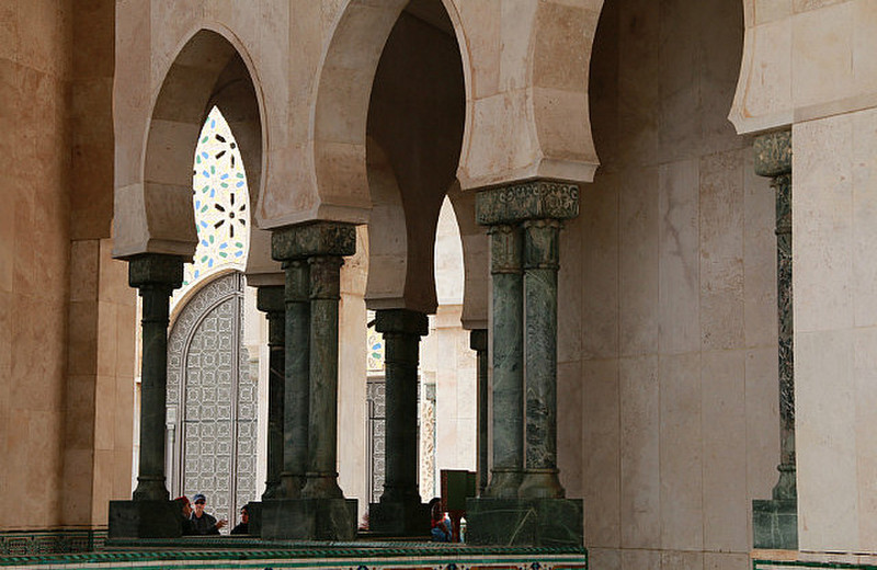 Arches of a mosque - Hassan II of course!!