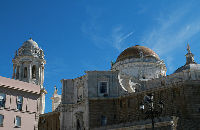 The dome of Cadiz cathedral