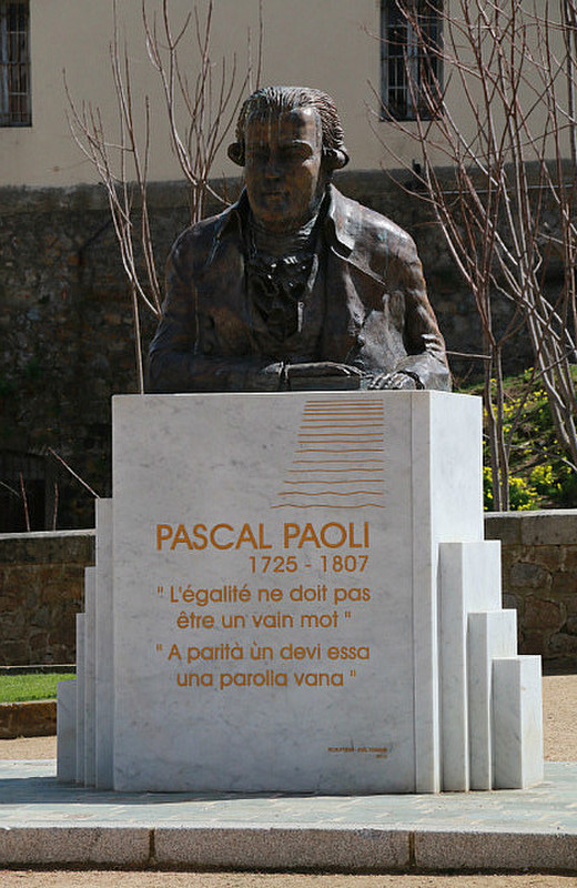 Pascal Paoli - founder of the Corsican identity